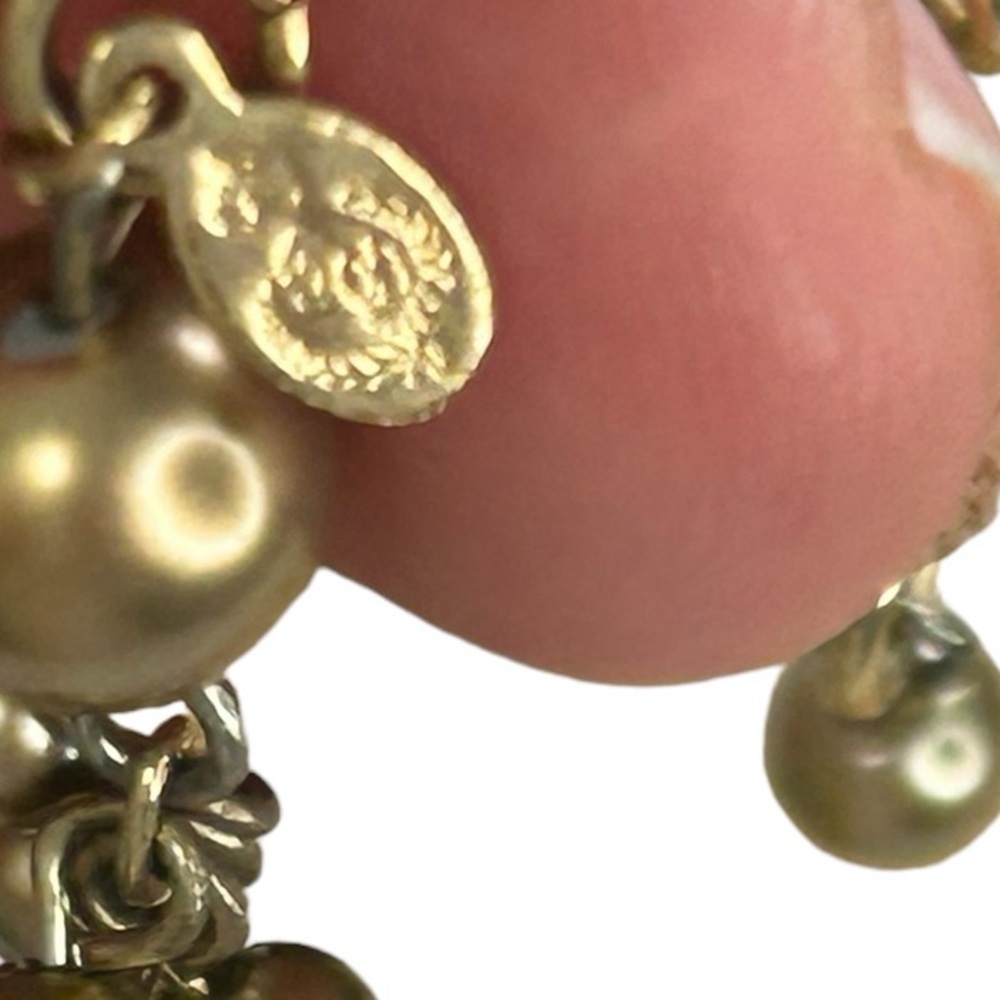 Premier Designs Beaded Necklace Bracelet Earrings Gold Tone Cluster Demi-Parue - Picture 7 of 12